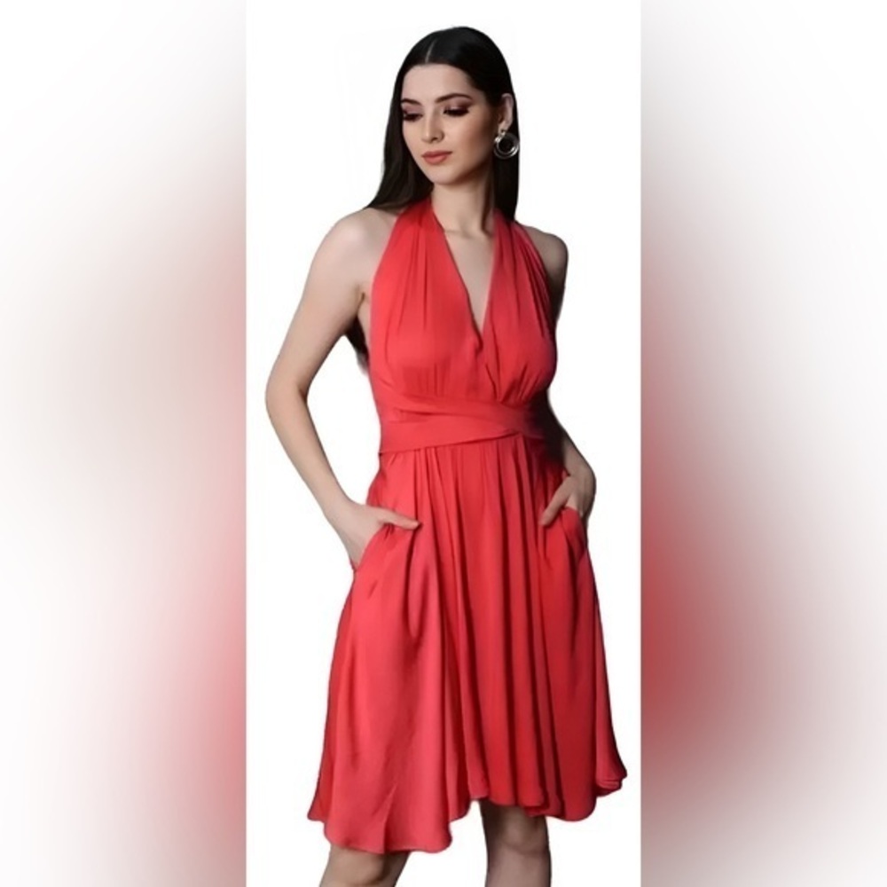 DO+BE Poppy Halter Dress NWT